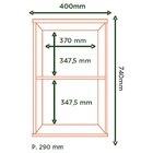 Armário Aéreo 1 Porta 40cm Toscana Espresso Móveis Freijó