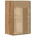 Armario Aereo 1 Porta 40cm Vidro Reflecta Em Mdf Kali Premium