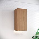 Armário Aéreo 1 Porta 40cm Yasmin Espresso Móveis Nature