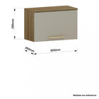 Armário Aéreo 1 Porta 60cm Isis Luciane