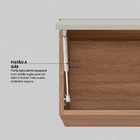 Armário Aéreo 1 Porta 70cm Firenze Demóbile