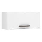 Armário Aéreo 1 Porta 70cm Gabi Branco Com Branco Polar