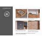 Armário Aéreo 1 Porta Basculante 3 Nichos 120cm Helen Yescasa