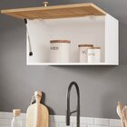 Armário Aéreo 1 Porta Basculante 60cm Arizona Cabecasa Madeir