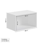 Armário Aéreo 1 Porta Basculante 60cm Ipanema Cabecasa Madeir