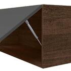 Armário Aéreo 1 Porta Basculante 80 Cm 100% Mdf Amêndoa Rústi