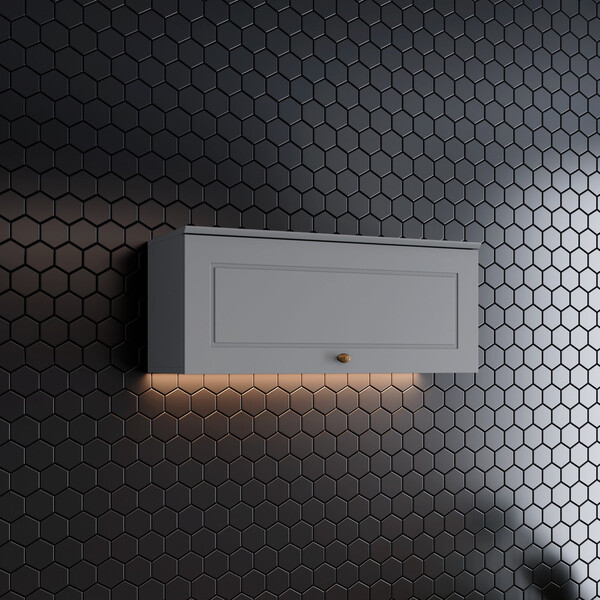 Armário Aéreo 1 Porta Basculante 80 Cm Amy Casa 812