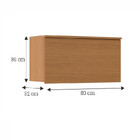 Armário Aéreo 1 Porta Basculante 80cm Em Mdf Florença Móveis