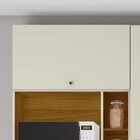 Armário Aéreo 1 Porta Basculante 80cm Essência Henn Areia