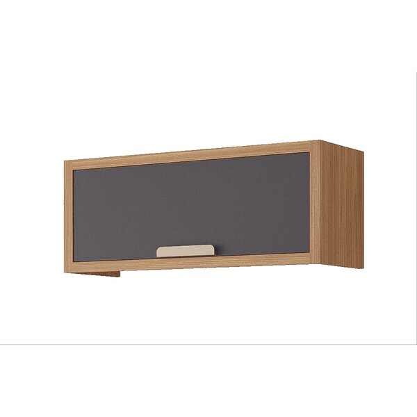 Armário Aéreo 1 Porta Basculante 80cm Luiza Yescasa Freijó/ti