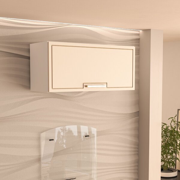 Armário Aéreo 1 Porta Basculante 80cm X 36cm X 30,5cm Branco/