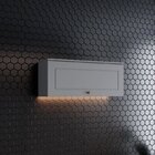 Armário Aéreo 1 Porta Basculante Americana Cinza