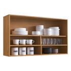 Armário Aéreo 1 Porta Basculante Com Vidro 120cm Mdf Ibiza Mu