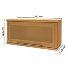 Armário Aéreo 1 Porta Basculante Com Vidro Reflecta Para Cozi