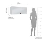 Armário Aéreo 1 Porta Basculante Pérola Yescasa Branco