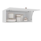 Armário Aéreo 1 Porta Basculante Pérola Yescasa Branco