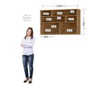 Armário Aéreo 1 Porta Basculante Porta Temperos Toscana Espre