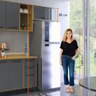 Armário Aéreo 1 Porta Basculante Suspenso Organizador Cozinha