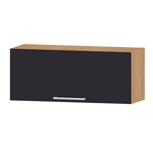 Armário Aéreo 1 Porta Cd-203 Aspen Riviera / Preto