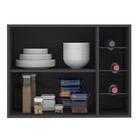 Armário Aéreo 1 Porta Com Garrafeiro 80cm Etna Poliman