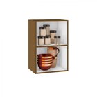 Armário Aéreo 1 Porta Com Prateleira Evidence  Carvalho