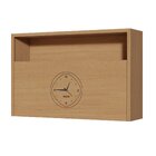 Armário Aéreo 1 Porta Com Relógio Condessa 100% Mdf 120cm Car