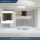 Armário Aéreo 1 Porta Confort   Cinamomo/grafite