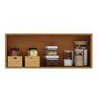 Armário Aéreo 1 Porta Favorita Cinamomo / Preto Catedral