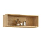 Armário Aéreo 1 Porta Geladeira Salvador Cinamomo/off White