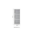 Armário Aéreo 1 Porta Kappesberg Adapt Branco/macadâmia