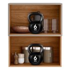 Armário Aéreo 1 Porta Mdf 1 Porta Ripada Basculante 60cm Proe