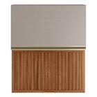 Armário Aéreo 1 Porta Mdf 1 Porta Ripada Basculante 60cm Proe