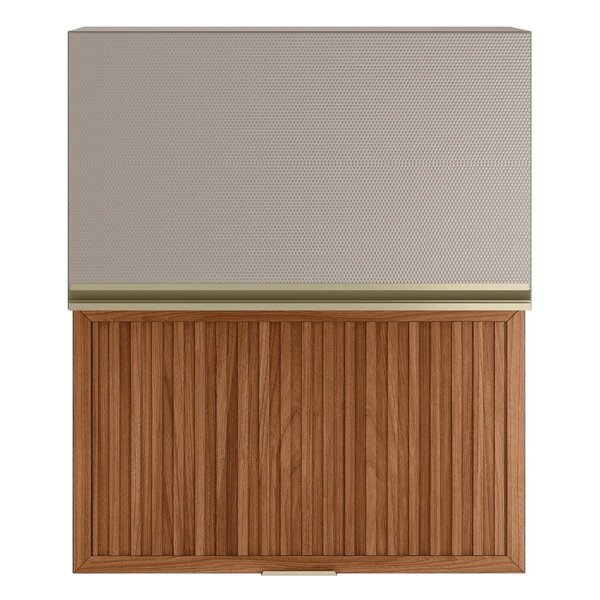 Armário Aéreo 1 Porta Mdf 1 Porta Ripada Basculante 60cm Proe