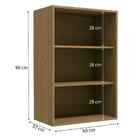 Armario Aereo 1 Porta Vidro 60 Cm Mdp Maxxi G763 Kappesberg