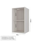Armário Aéreo 1 Portas 40cm Com Porta De Vidro Arizona Cabeca