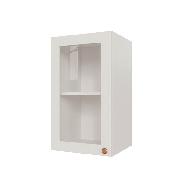 Armário Aéreo 1 Portas 40cm Com Porta De Vidro Arizona Cabeca