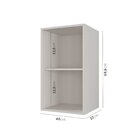 Armário Aéreo 1 Portas 40cm Com Porta De Vidro Arizona Cabeca