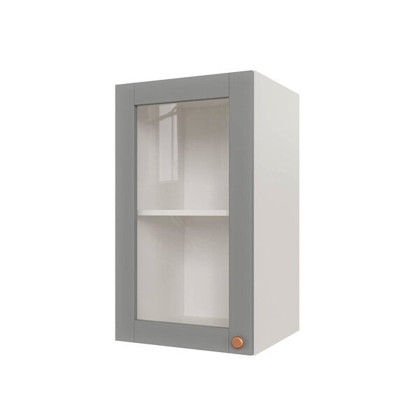 Armário Aéreo 1 Portas 40cm Com Porta De Vidro Arizona Cabeca