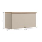 Armario Aereo 1 Portas Berlim Jequitiba Off White