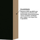 Armário Aéreo 20cm 1 Porta Slim Luciane Móveis