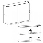 Armário Aéreo 2 Porta Articulada 120cm Art Kits Parana