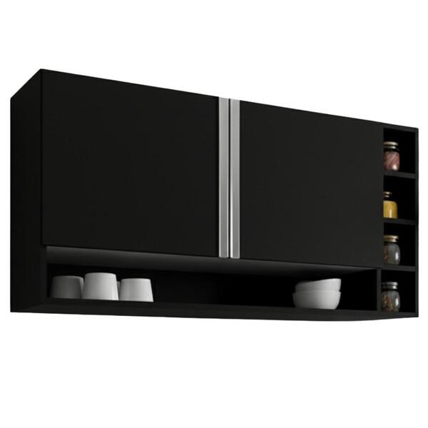 Armario Aereo 2 Portas 105 Cm Vanessa Reajl Moveis