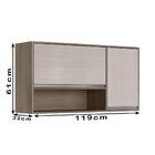 Armario Aereo 2 Portas 119cm 1950 Plla