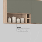 Armário Aéreo 2 Portas 120cm Firenze Demobile