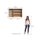 Armário Aéreo 2 Portas 120cm Isabelle Delmarco