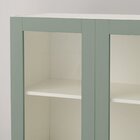 Armário Aéreo 2 Portas 135cm Com Porta De Vidro Arizona Cabec