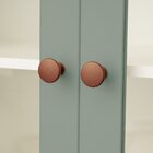 Armário Aéreo 2 Portas 135cm Com Porta De Vidro Arizona Cabec