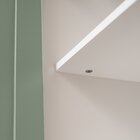 Armário Aéreo 2 Portas 135cm Com Porta De Vidro Arizona Cabec