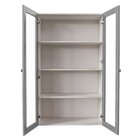 Armário Aéreo 2 Portas 135cm Com Porta De Vidro Arizona Cabec