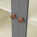 Armário Aéreo 2 Portas 135cm Com Porta De Vidro Arizona Cabec